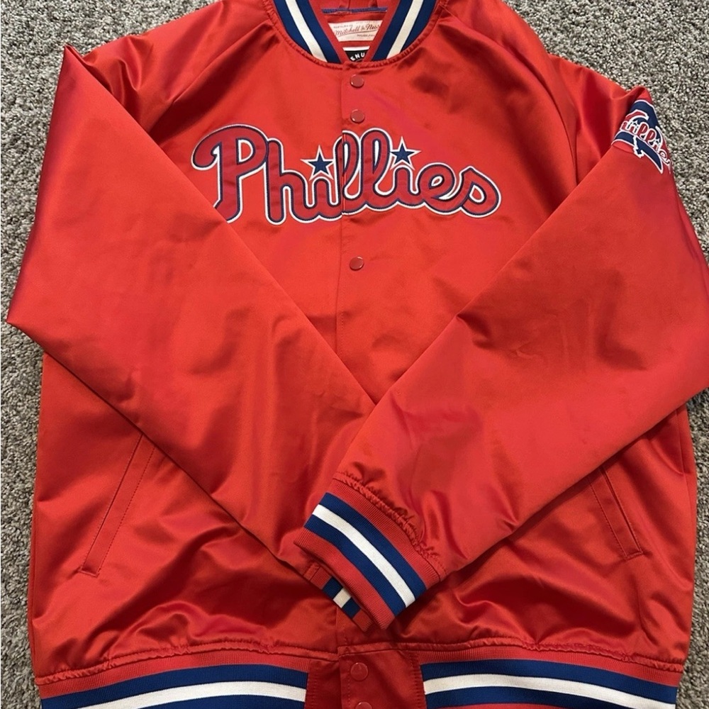 Mitchell & Ness Philadelphia Phillies Satin Jacket XL